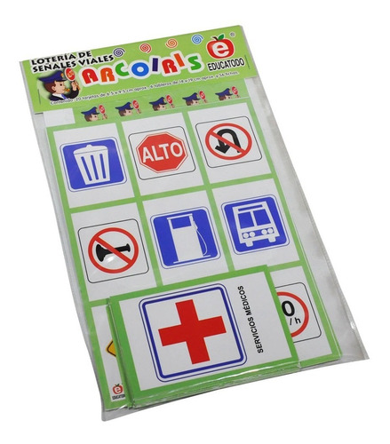 Lotería Arcoíris Señales Viales, Educatodo, M-0319