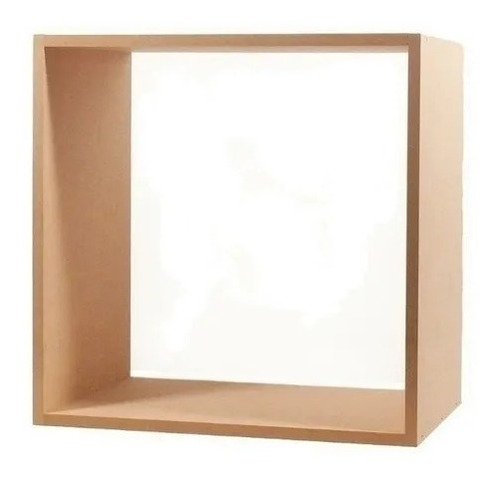 Cubo De 34 X 34 X 23| Natural | Biblioteca | Plakards