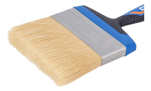 Pincel P/ Tinta Acrílica E Látex 100mm Azul Dexter Cerdas Bege