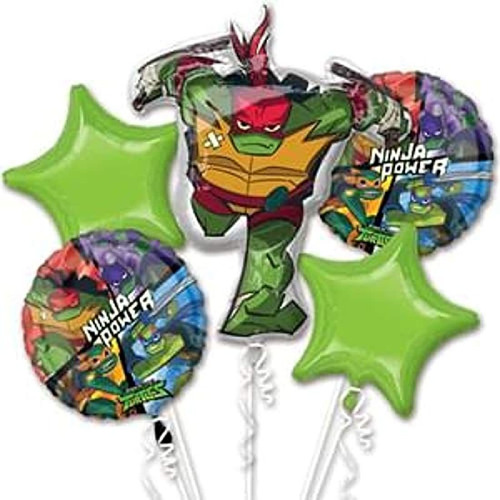 Rise Of The Teenage Mutant Ninja Turtles - Globo De Aluminio