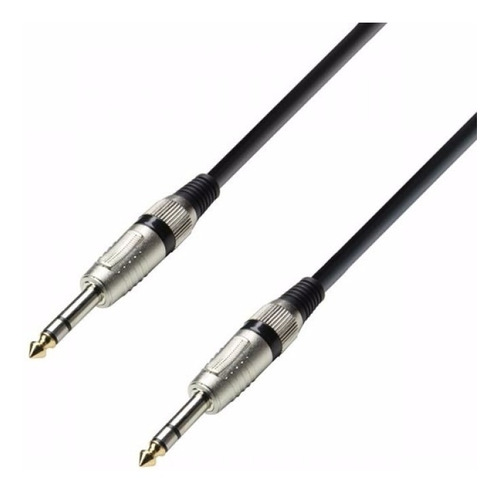 Cable Plug A Plug 1/4 Estereo Adam Hall K3bvv0300 X 3mts