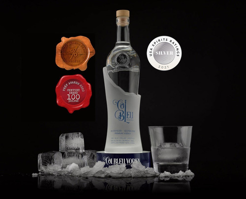 Vodka Col Bleu Premium Plaza Serrano
