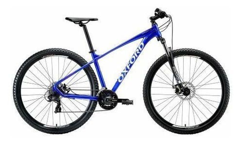 Mountain bike masculina Oxford Lumina Orion 4  2022 R29 M 21v frenos de disco mecánico cambios Shimano Tourney color azul