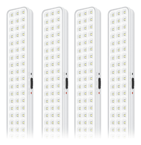 Luz Emergencia Grande Pack X 4 90 Led Bateria Litio Cambio