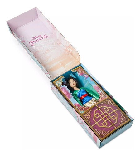 Disney Store Muñeca Mulan Clasica Y Peine Importada Original