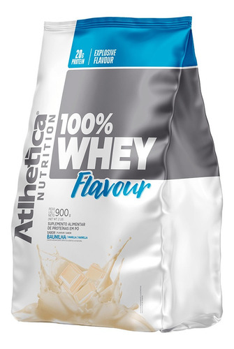 Atlhetica Nutrition Proteínas -100% Whey , Sabor Baunilha Pacote 900g