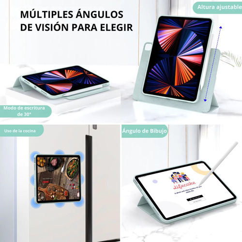Funda Para iPad Pro 13 M4 2024 Smart Cover 2 En 1 Folio