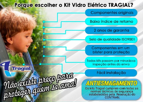 Kit Vidro Gm Onix Joy 2017 A 2020 Traseiro + Modulo Tury