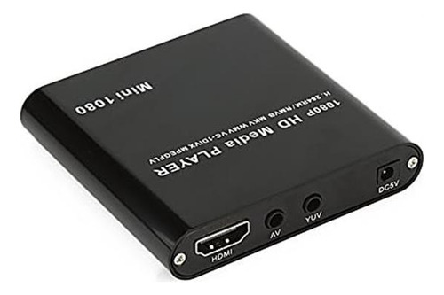 Axgear Mini Hdmi Media Player 1080p Hdd Rm Rmvb Divx Avi Mkv
