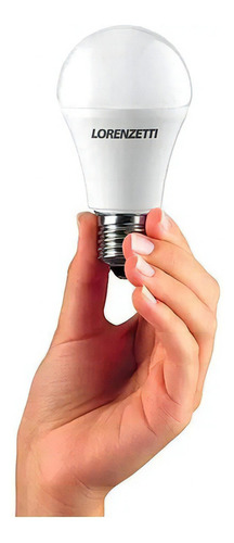 Lâmpada Led Bulbo Luz Amarela Bivolt 4,5w Lorenzetti