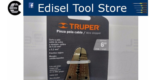 Pinza Pela Cable De 6 Pulgadas Truper
