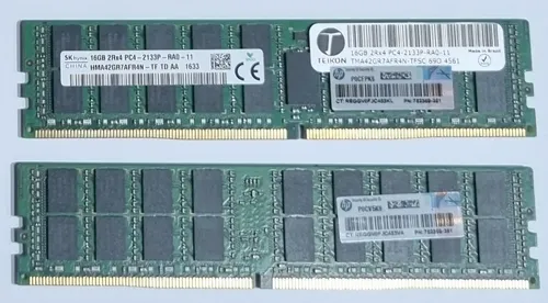 RAM HPE 16GB DDR4-2133 PC4-17000R ECC Registered - Scegli Quantità (32GB, 64GB, 128GB)