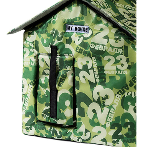 Qh1 Casa Para Gatos Al Aire Libre, Tienda Para Cachorros, S