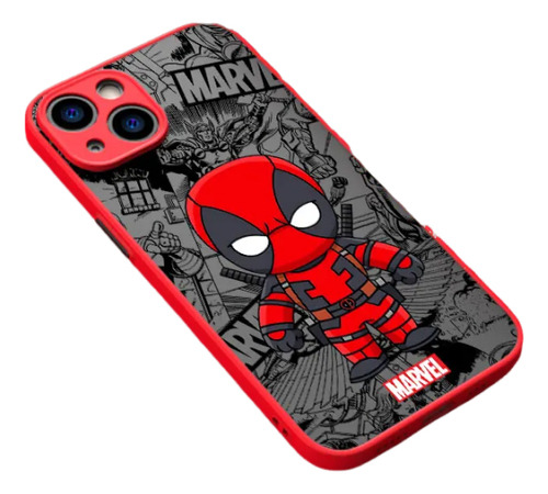 Funda De 2 Teléfonos Para iPhone 15 Captain America Hulk Lux