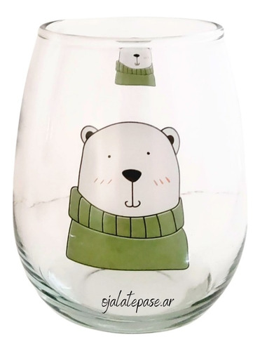 Vaso Copon Sin Tallo Oso Polar 