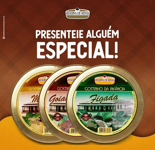 Lata De Doces Zero Açucar 540gr Reserva Minas Marmelada Zero