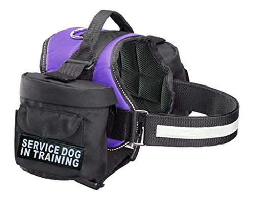 Doggie Stylz Service Dog En Arnes De Entrenamiento Con Bols