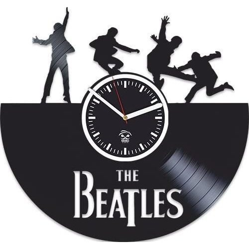 Reloj De Pared De Vinilo De The Beatles Etiqueta De La Pa...