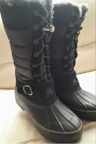 Botas Termicas Marca Lands'end Con Aislamiento Talla 35