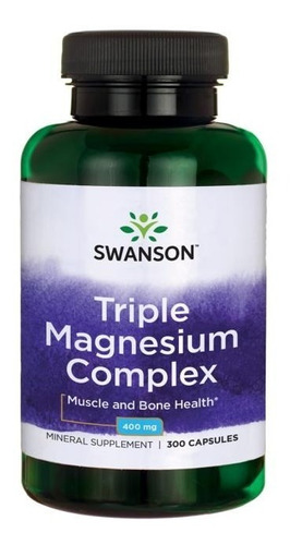 Swanson Complejo Triple De Magnesio 300 Caps Sfn
