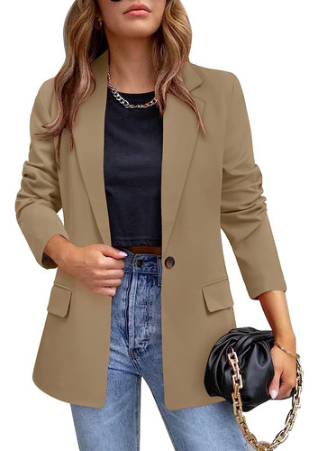 Chamarra Tipo Blazer Casual Para Mujer Temperament Commuting