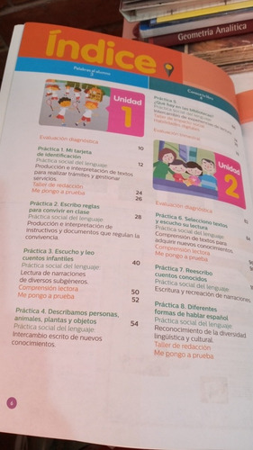 Español 1 Lengua Materna Unidad 2 Versión Trimestral Norma (Usado)
