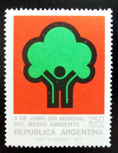 Argentina, Sello Gj 1881 Día Medio Ambiente Mint L5146