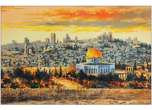 Poster Jerusalem 65x100cm Arte Decoração Sala