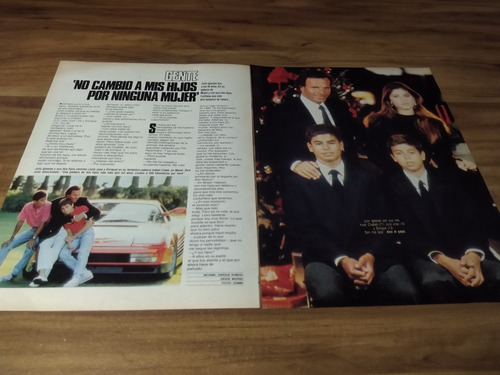 (n133) Julio & Enrique Iglesias * Clippings Revista 2 Pgs