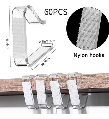 60x Clips De Mantel Estables Para Reunirse De Cocina