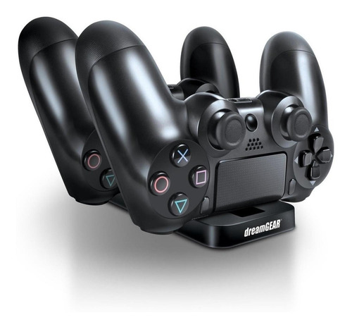 Base Cargadora Ps4 Para Dos Controles - Marca Dreamgear