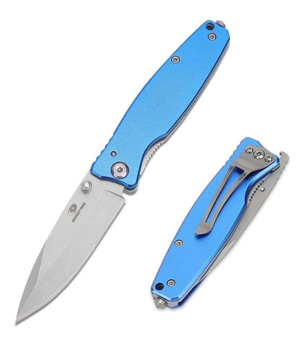 Navaja De Bolsillo Plegable 7'' Edc Azul - Mossy Oak