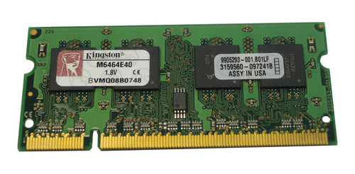 Memoria Kingston M6464e40 512mb Ddr2 533mhz Pc2-4200