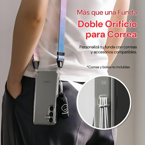 Funda Reforzada Para Samsung S25 Ringke Fusion Protectora Clear