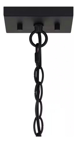 Lampara De Techo Colgante Moderna Candelabro De 4 Luces Estructura Gris