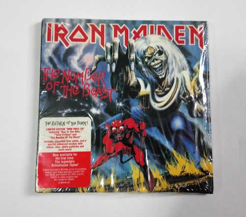 Iron Maiden - The Number Of The Beast - Mini Vinil - Leia