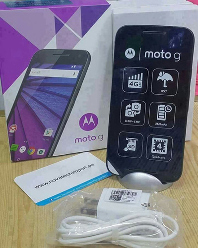 Motorola 3era Generacion 16 Gb Con Todos Los Accesorios