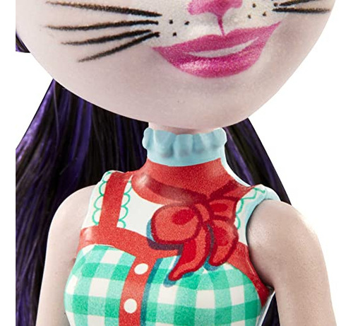Boneca Enchantimals Ciesta Cat Com Boneco De Alpinista De 6