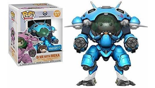 Juegos De Funko Pop: Overwatch D.va Con Meka (blueberry) 6 P