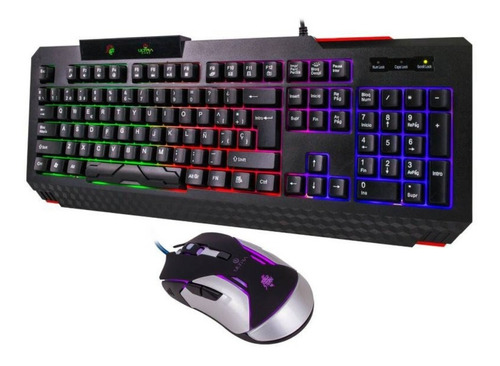 Kit Gamer Teclado Y Mouse Ultra