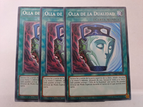 Pot Of Duality X3 Español Common Rare Yugioh 