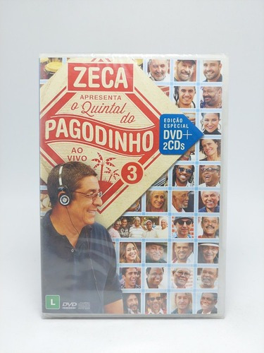 Box Lacrado Dvd + 2 Cds O Quintal Do Zeca Pagodinho 3 (2016)