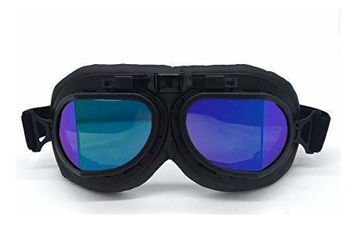 Evomosa Gafas De Moto Estilo Piloto Vintage Cruiser Scooter