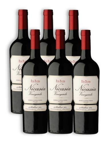 Nicasia Vineyards Vino Red Blend Malbec Caja X6 750ml Catena