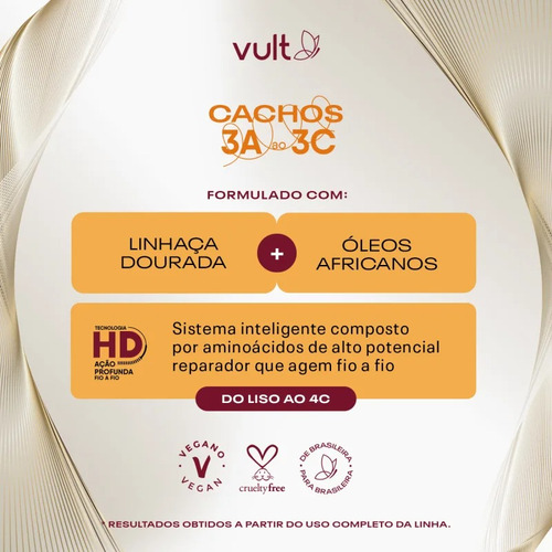 Kit Shampoo + Condicionador Ação Profunda Cachos Sem Sal