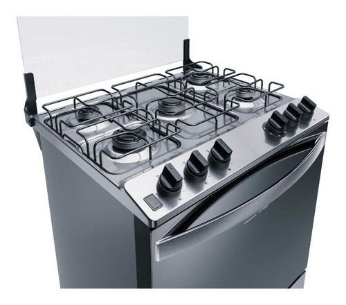 Fogão Brastemp 5 Bocas Cor Inox Bfs5ncr