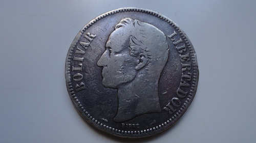 Imagen 1 de 4 de Monedas De Plata Fuerte Bs 5 Coleccionable. 1911 Y 1929