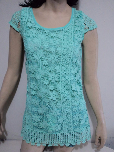 Imagen 1 de 2 de Polivestido De Encaje De Hilo Talla S Liquidacion