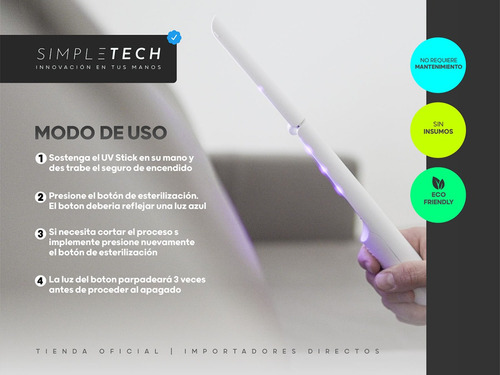 Imagen 4 de 6 de Luz Germicida Uv Fija Mata Bacterias Esteriliza Indoor Hogar