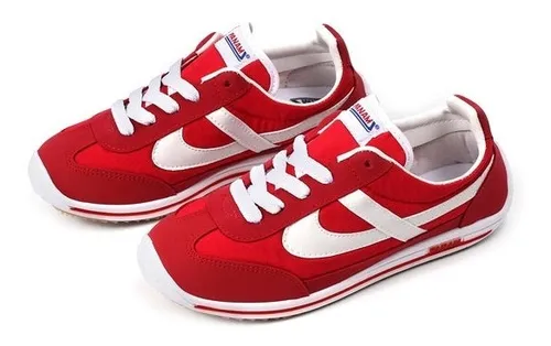 Tenis Panam Urbano Rojo Blanco 0884 015 Hombre Mujer 1